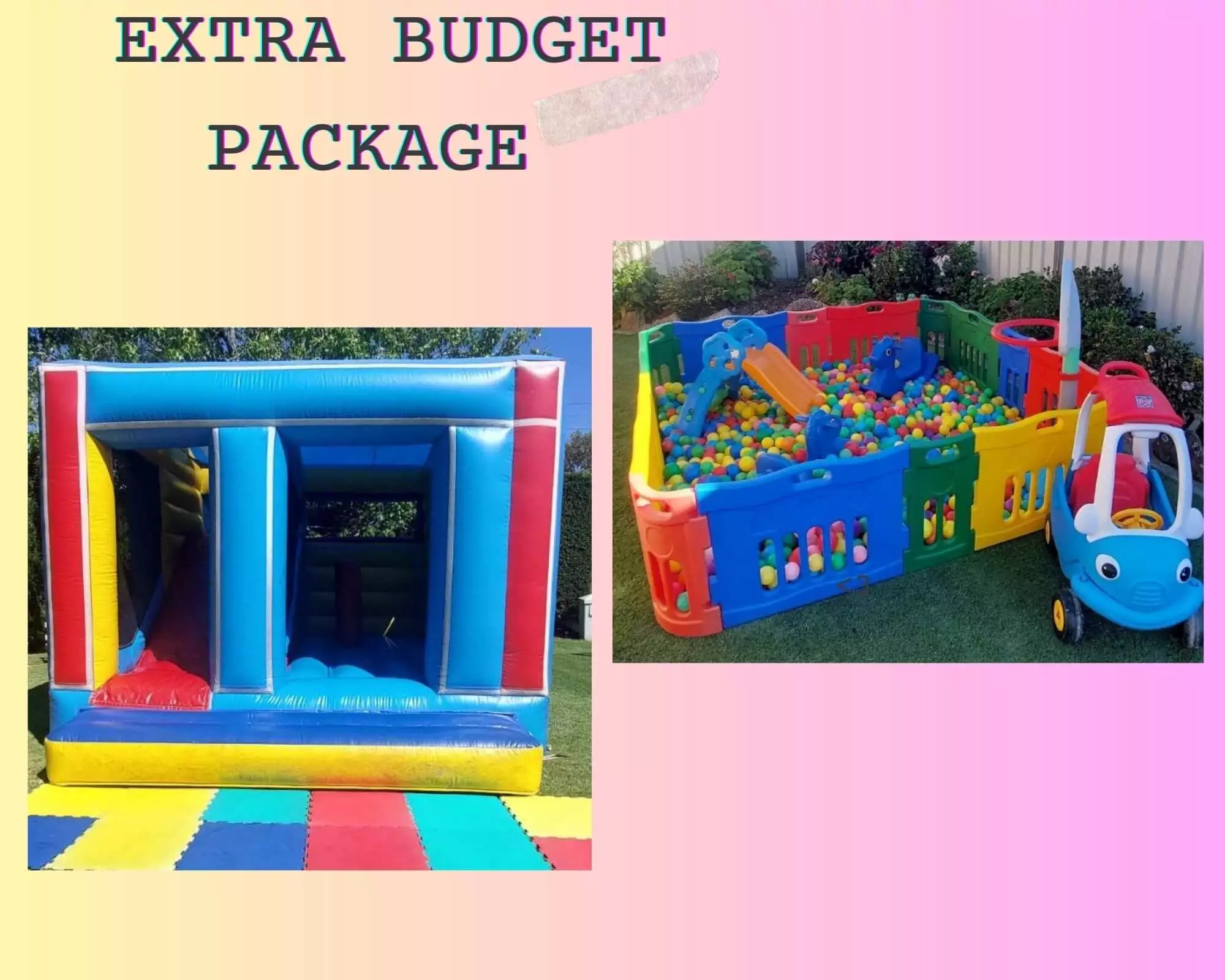 kids party hire - birthday party hire